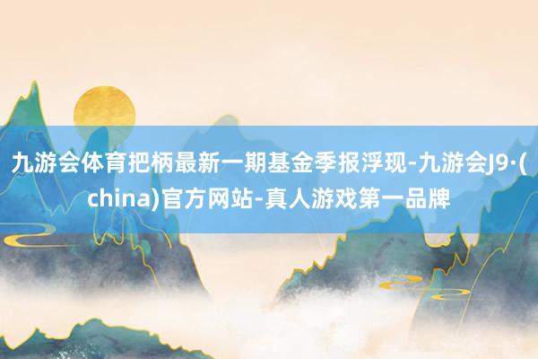 九游会体育把柄最新一期基金季报浮现-九游会J9·(china)官方网站-真人游戏第一品牌